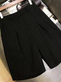 Fish To Fly ~ High-End Neutral Yamfan ~ French Bermuda Loose High-Waisted Five-Point Suit Shorts Women's Summer