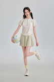 Yan 2026 New Peticiangy Sports Split Swimsuit Fashion Tennis Style Korean Student Skirt Flat-Angle Swimsuit