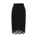 French Retro Lace Skirt Women's Summer New High-Rise Slimming Temperament Half-Dressed Skirt