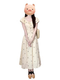 French Rag Bubble Sleeve Dress Women's Summer 2025 New Niche Temperament Beautiful Dress