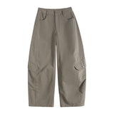 5744 Design Sense Retro Hottie Scissors Trousers Set Thin Multi-Pocket Broad-Legged Workwear Casual Pants Ultra Thin