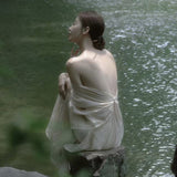 Chinese Fried Color Style Three-Dimensional Cutting Asymmetric Design New Chinese Dress