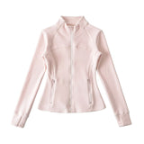 Lulu Thickened Stormcoat Inside The Gallbladder Velvet Coat Female Yoga Coat Blouse Body Waist Movement Plus Velvet New