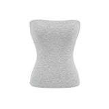 Sexy Hottie With Chest Pad Cloud Feeling Chest Vest Female Set Bottom Summer New Slim Slim Slimming Small Top