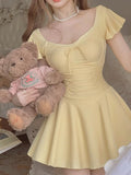 The New Purpurified Body Of The Skinny Conservative Student Dress Fresh Pure Swimsuit Female Bolisi 2546