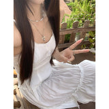 Summer New Small Man Wearing A Suit Pink Girl Gentle Sling Dress For The Seaside Wind Tunse