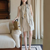 Artist Series Serpentine Printed Shorts Set Two-Sleeve