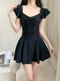 Wow New Edicula Body Thin Belly Conservative Student Dress Fresh Pure Swimsuit Female Bolisi 2546