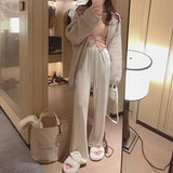 Comfortable Into The Autumn ~ 48 Delicate Wool Tug Trousers Straight Knitted Trousers Women's Autumn And Winter