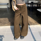 26Ss | 2026 Spring/Summer New Denim Retro Trousers Are Thin And Comfortable Babes Moaning Lazy