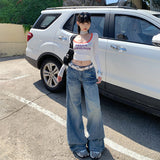 Vintage Low-Rise Tara Thorn Trousers Set Thin Drag Straight Jeans Women & Trousers Lengthened