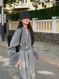 Autumn And Winter New Temperament Of This Coat In The Long Design Sense Of Fashion Loose Small Fragrant Hair Coat Women's Clothing