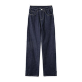 HYS/2025 Winter Explosion & Flower Screw Dyeing Process Without Coloring Soft Drag Jeans