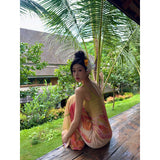 2025 Holiday Holiday Dopamine Island Tourism Super Fairy Dress Ambience Print Sling Skirt