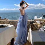 2026 Romantic Lotus Leaf Hanging Leads Sexy Irregular Fairy Dress To See The Show Party Beach Vacation Dress