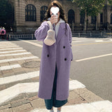 Oatmeal Haired Women 2025 Autumn And Winter 2025 New Korean Version Of Loose Medium And Long Burst Hair Coat