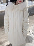 Lp Snow Suit! Popular Return To The Field & New Pink Fabric Wool All-Fectred Heavy Industry Coat
