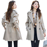 Windcoat Women's Long-Term 2026 Spring And Autumn New British Wind Small Man With Ocean Gas Thin Waist Coat Woman