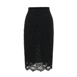 French Retro Lace Skirt Women's Summer New High-Rise Slimming Temperament Half-Dressed Skirt