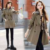 Windcoat Women's Long-Term 2026 Spring And Autumn New British Wind Small Man With Ocean Gas Thin Waist Coat Woman