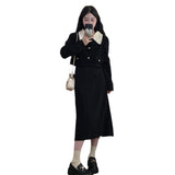 2025 Spring And Autumn New Fat MM Small Wicked Fashion Jacket Small Fragrant Style Skirt Trend Two Sets Of Women