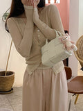 Sponge Ice Sunscreen Group Summer Just Need Thin Sky Silk Slings + Cardigans Two Sets