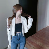 JK Small Suit Jacket Lady Small Small Short College Wind Students Spring And Autumn New Small Suit Top Women's Clothing