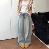 [Offic Website] Full Star Heavy Industry Hot-Legged Jeans Women In The Spring Of 2026 New Loose Straight Pants