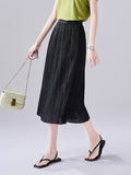 Special Counter Quality 2026 Summer New Fashion Temperament High Waist Thin Toothpick Folding Straight Body Skirt Female Thin