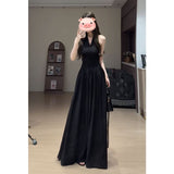French Dress Women 2026 Summer New High-End Long Dress With Thin Temperament Sleeveless Simple Design Dress