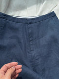 No D Recommendation! [Slack Feeling Ceiling] Low Saturated Pink Linen Pants Breathable Cool Old Money Style Pants