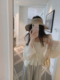 You Word Of Mouth Yarn Soft Hollow Flowers Hand Hooks Horse Hairy Cardigan Lazy Outside On The Top Lady