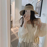 You Word Of Mouth Yarn Soft Hollow Flowers Hand Hooks Horse Hairy Cardigan Lazy Outside On The Top Lady