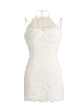 Important Date Day Pure Beauty Lace Suspension Dress