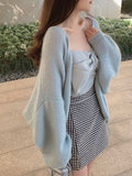 Mianyun Cardigan ~ Female New Mahai Hair Languid Feeling Loose Long-Sleeved Knitting Top Soft Commute