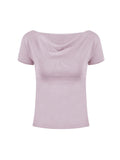 Mainly A Temperament Solid Color Collar Knitting T Gentle Temperament Commuting Collar Design