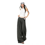 26Th Ootd!|2026 Spring New Design Feeling Casual Broad Legs Loose Thin Set Suit Pants
