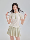 Wow New Edgy Sport Split Swimsuit Fashion Tennis Style Student Skirt Flat Angle Swimming Suit Bolisi 2570