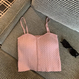 Autumn And Winter Vintage Knitted Jasmine Sling Female Sweet Wind Small Man With Chest Pad Slings