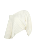 High-End Show Sweater Women Lazy With Casual Cut Collar Design Loose Thin Knitting Top