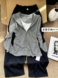 2026 Thin Waist Thin Shirt Jacket Summer New White Hooded Zipper Sun Protection Top Women's Clothing