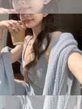Beverly Old Money Slack Ceiling Rich Family Golden Wool Knitted Fashion Set