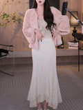 Sweetheart Bud Gentle Lace Sling Vest Women Autumn And Winter Judhua Fishtail Half Skirt