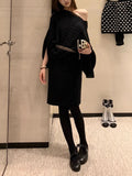 Coarse Pocket Hook Side Half Skirt Three-Dimensional Cut Hand-Woven Design Feel Half-Dress White