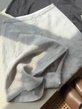 No D Recommendation! [Slack Feeling Ceiling] Low Saturated Pink Linen Pants Breathable Cool Old Money Style Pants