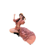 Xinjiang Sichuan West Travel Wears Vintage Hottie Red Plaid Short Shirt Shirt Suitcase