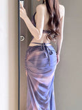 Yan Korean Bikini Women's New Split Three-Piece Sexy Long Dress Holiday Style Swimsuit