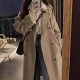 2026 New Spring And Autumn British Wind High-End Wind Coat Women In The Long Small Popular Kiqi Coat