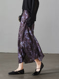 Special Counter Quality 2025 Spring New Fashion Retro Elegant High-Waist Thin Print Leopard Print Skirt Female Dress