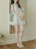 Flower ڡ†åÌ× Wooden Ear Knitting / Skirt Set Fashion Two Sets